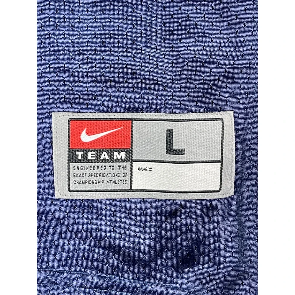 Nike Football Jersey‎ Navy Blue White Number 28 Adult Large